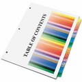 Made-To-Stick 753001 One-Step Index Sheets  31 Tab  1-31 &amp; Letter - Assorted Color MA3749782